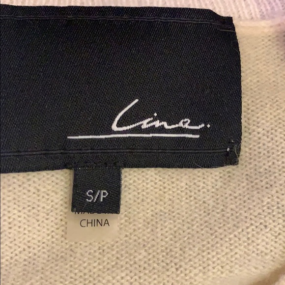 Lina Cashmere oversized sweater cream S/P - Picture 6 of 7